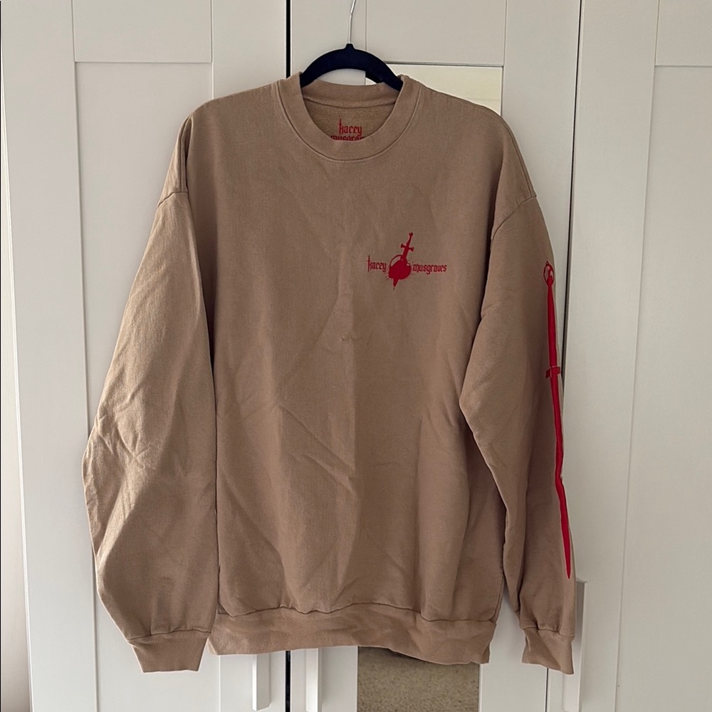 Tan Kacey Musgraves Starcrossed Tour Sweatshirt